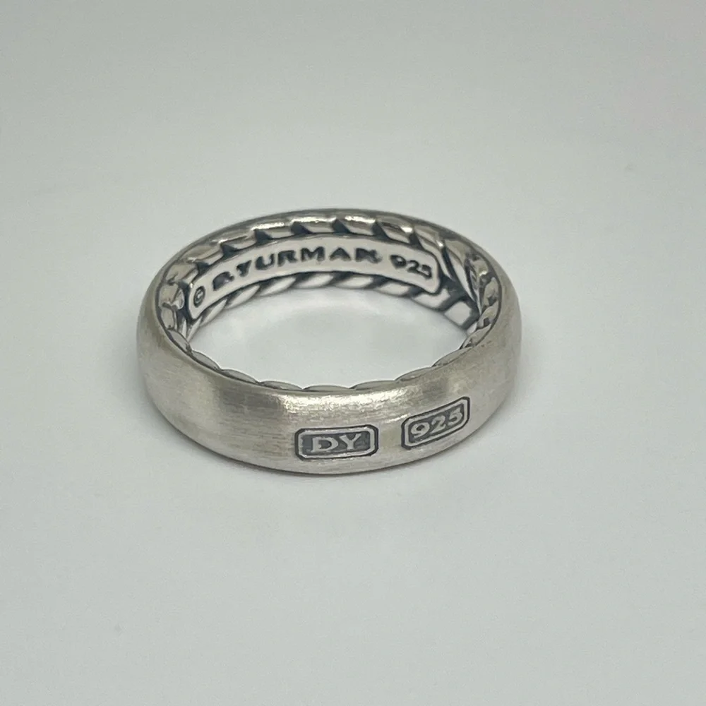 David Yurman Men’s Sterling Silver Ring